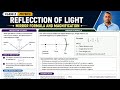 Class X physics Reflection of light Mirror formula and magnification 