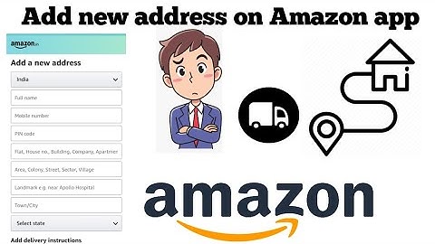 How to add address on Amazon app | Amazon par naya address kaise add kare | Techno Logic
