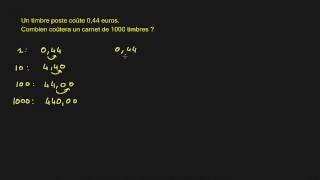 Multiplier un nombre décimal par 10, 100, 1000