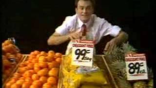 Safeway ad for fruit, 1984