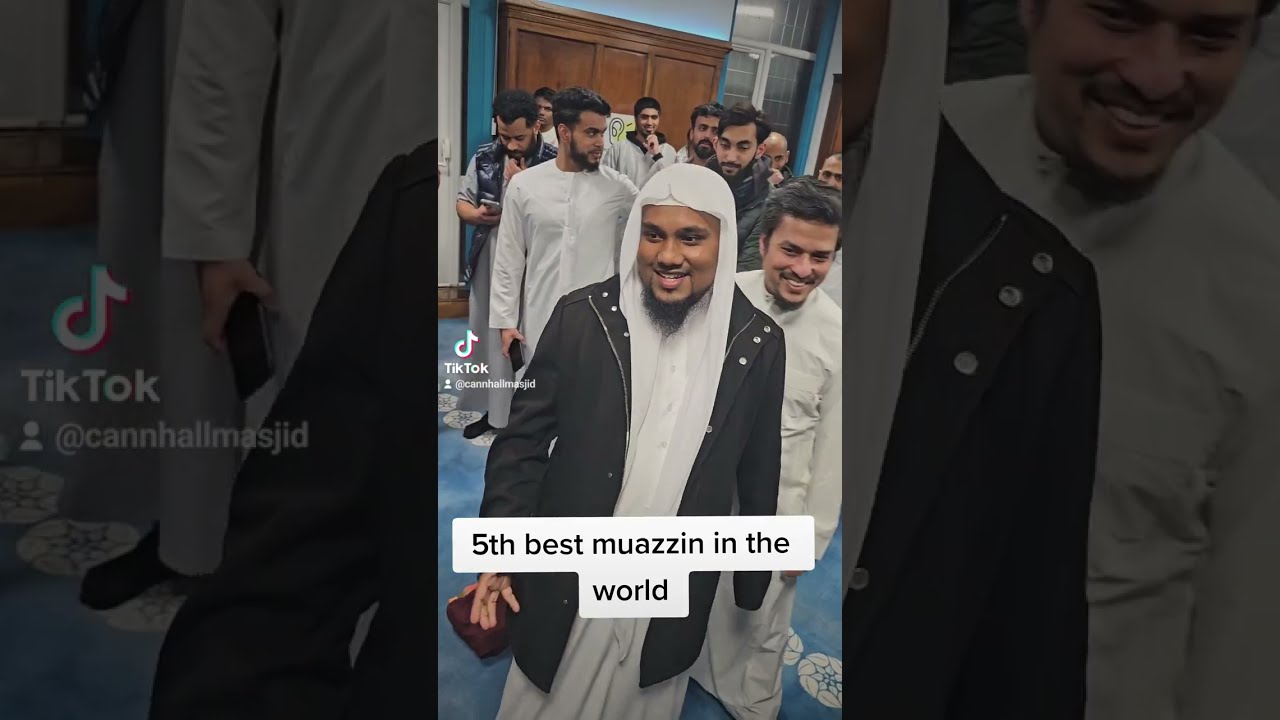 Welcoming our global top 5 muazzin in the world #cannhallmasjid #fyp #muazzin
