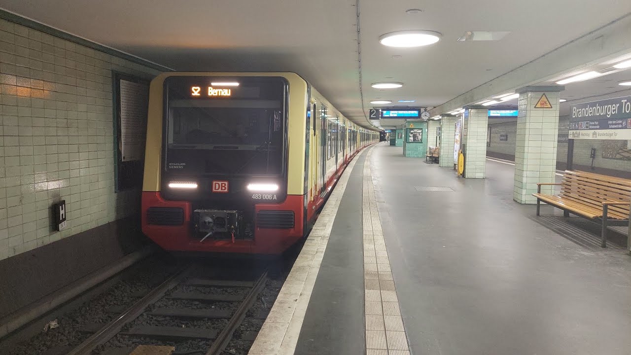 S-Bahn-Berlin:  Mitfahrt BR484 auf der S2 von Anhalter Bahnhof bis Gesundbrunnen