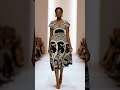 V Neck African Woman Canvas Short Sleeve Maxi Dress