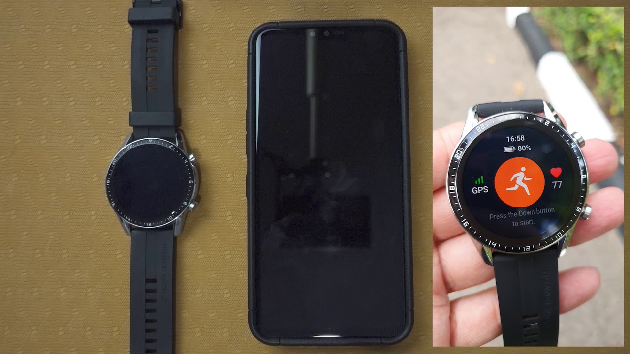 Huawei Watch GT2 : ผลการ Track route การวิ่งระหว่าง No GPS กับ GPS ตอนเริ่มใช้งาน