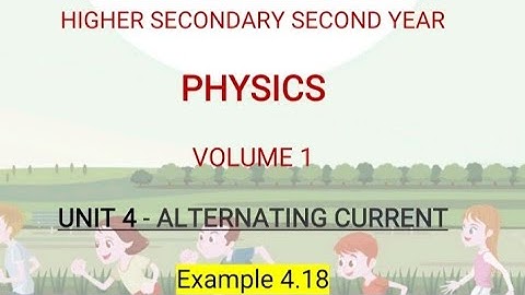 New syllabus|12th|Physics|Unit 4|Example 4.18