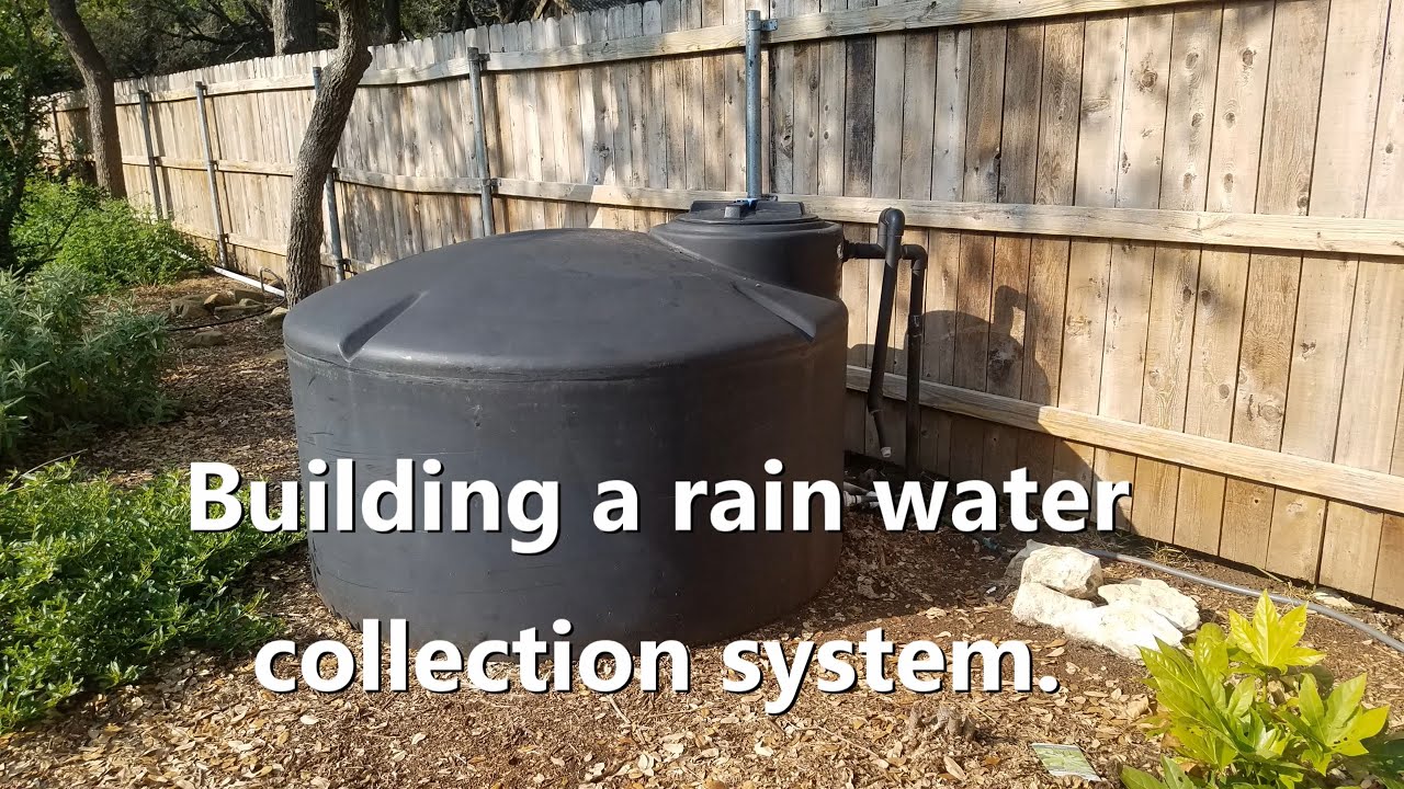 Water Containment System Rain Water Collection System On A Budget
