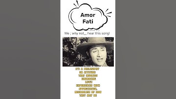 Thumbnail of AMOR FATI || LOVE OF FATE || In Sahir ludhiyanvi song #shorts #viral