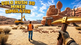 Gold Rush: Miner Simulator 3D (Новое обновление) Геймплей Android и IOS screenshot 2