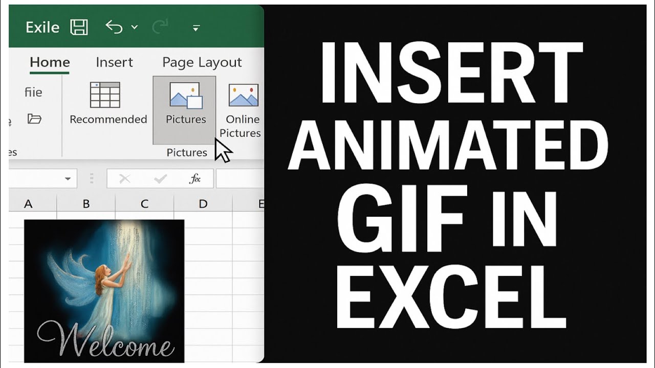 Excel VBA Tutorial: Add a Moving GIF Inside Your Worksheet - YouTube