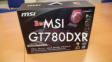 MSI GT780 DXR Unboxing and Hands On (English)