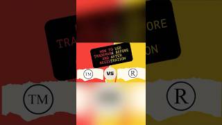 How to use trademark before and after registration? #businesstips #trademark #trademarklaw #shorts
