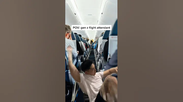 me as a flight attendant #shorts #comedy #relatable