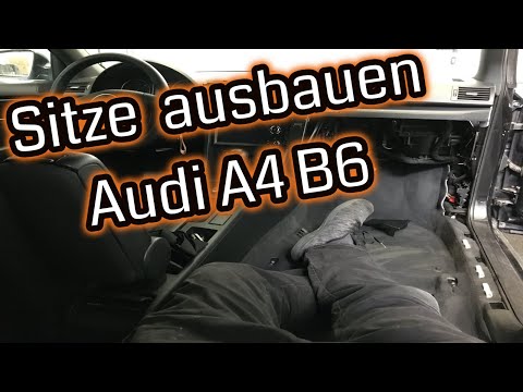 Sitze ausbauen Audi A4 B6 + Airbagfehler, Airbag Leuchte löschen mit #VCDS