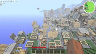 Minecraft 1.8.1 Huge Npc Village!