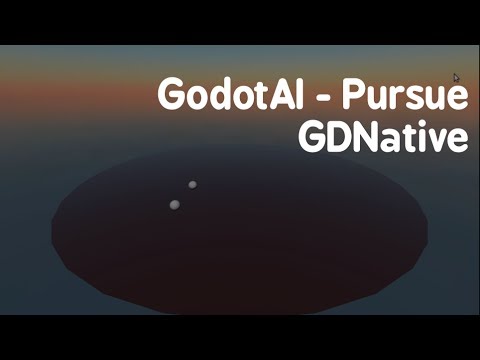 GodotAI GDNative c++ - Pursue