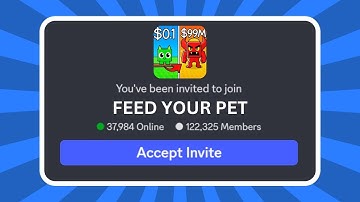 How to Join FEED YOUR PET Discord Server (QUICK & EASY)