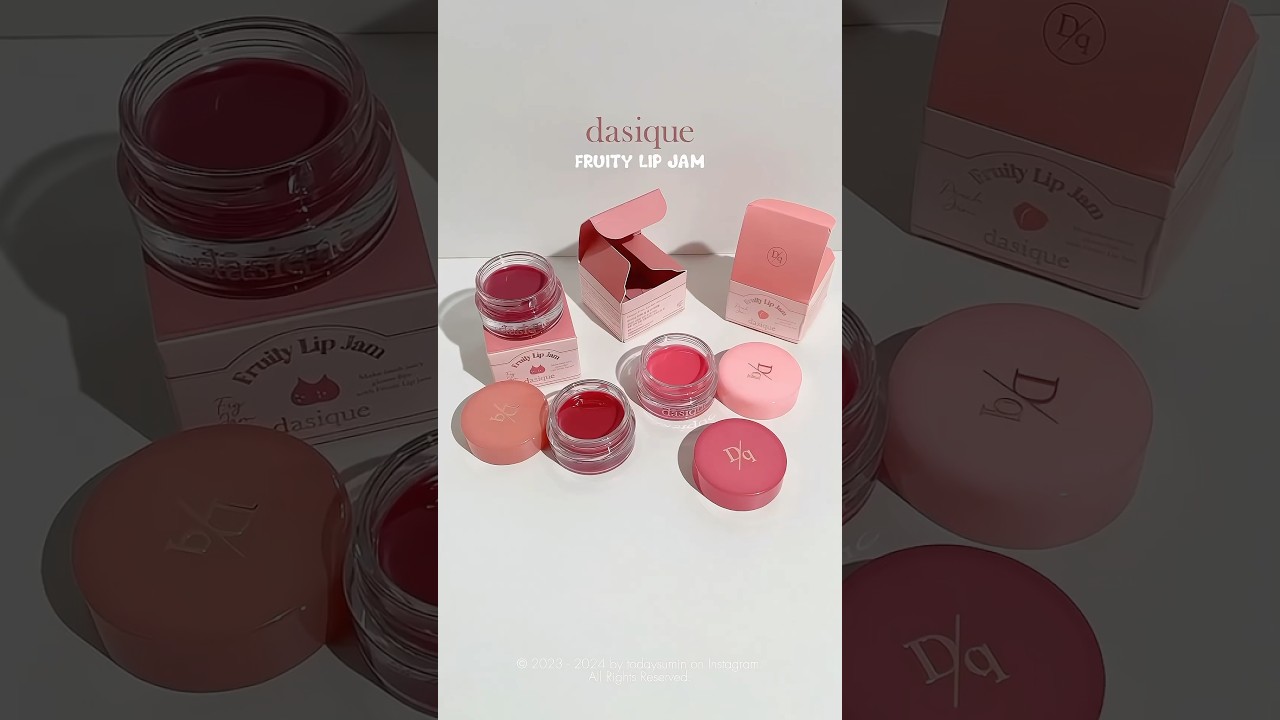 dasique fruity lip jam 🍒 