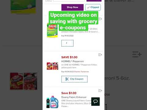 Grocery e-coupons are the easiest money savers