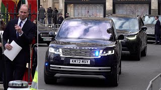 Prince William, Catherine and other VIP motorcades around London