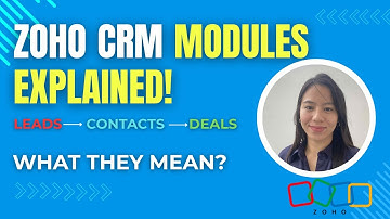 Understanding Zoho CRM Modules Leads, Contacts, Deals & More