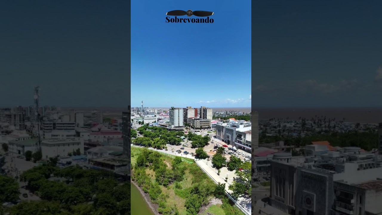 Cidade da Beira em vídeo shorts, Parque Urbano do Rio chiveve - City of Beira in video shorts