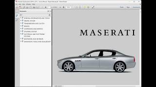 Maserati Quattroporte 2004-2012 - Workshop Service Repair Manual