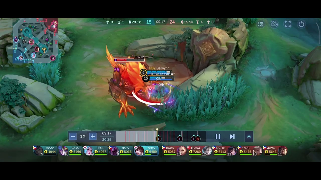 ML  Feed Helcurt:Yung akala nila panalo na sila sya pala nagpapanalo sa Laro :)