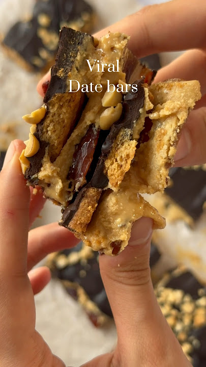 everyone is making these viral date bars !!
