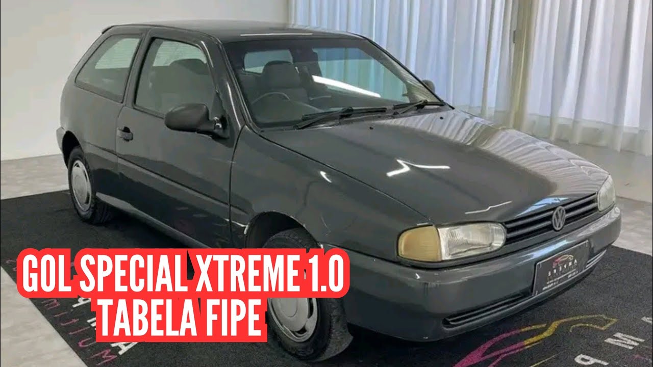 GOL SPECIAL XTREME 1.0 TABELA FIPE DOS MODELOS 1998 A 2005. - YouTube