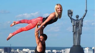 IQ Business Center Rooftop AcroYoga Class