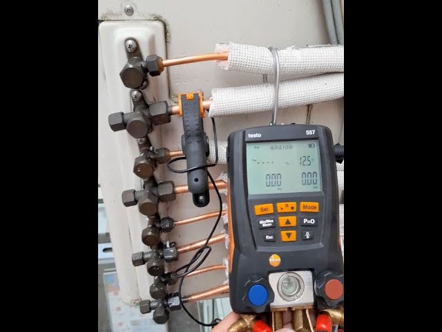 Vakuumpumpe für R32/R410a Kältemittel Split Klimaanlage im Test