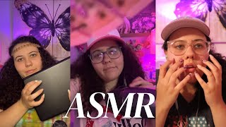 ASMR Trigger Assortment 🌙 Tapping, Long Nails, Coconut, Rain & Whispering (20+ Min)
