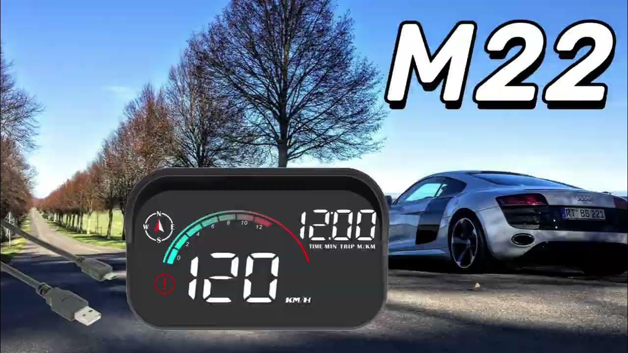 2024 GPS Speedometer M22 car hud YouTube