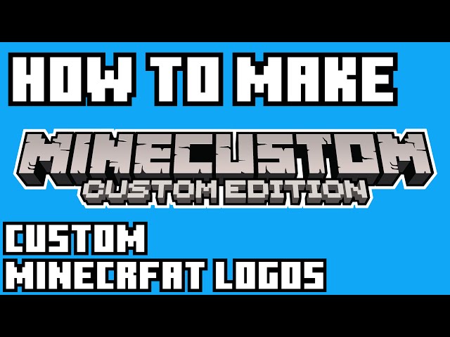 create you a custom minecraft logo