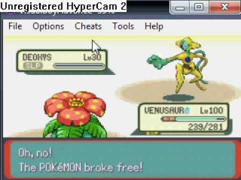 Pokemon Emerald How To Get Shiny Deoxys Youtube