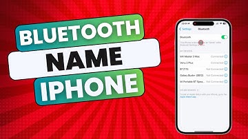 How To Change Bluetooth Name On iPhone