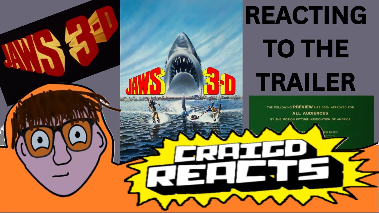 Jaws 3-D 1983 trailer reaction - The June Of Jaws