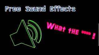 WTF ! - Free Sound Effects
