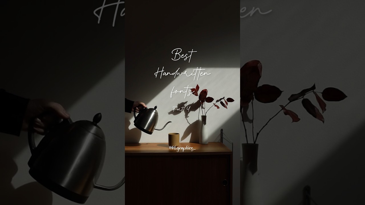 Best Handwriting Fonts (Part 4) 