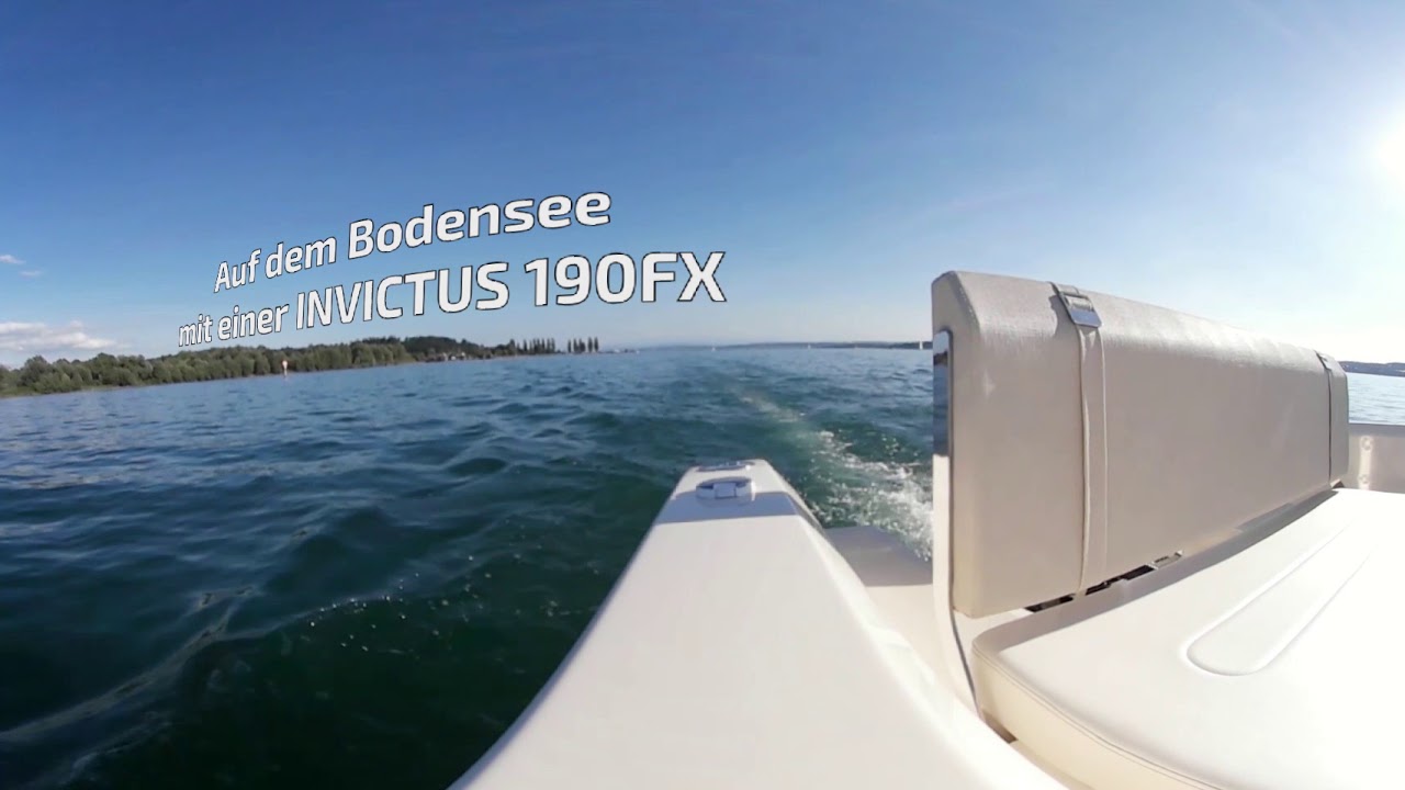 Mit der Invictus 190FX  auf dem Bodensee in 360°