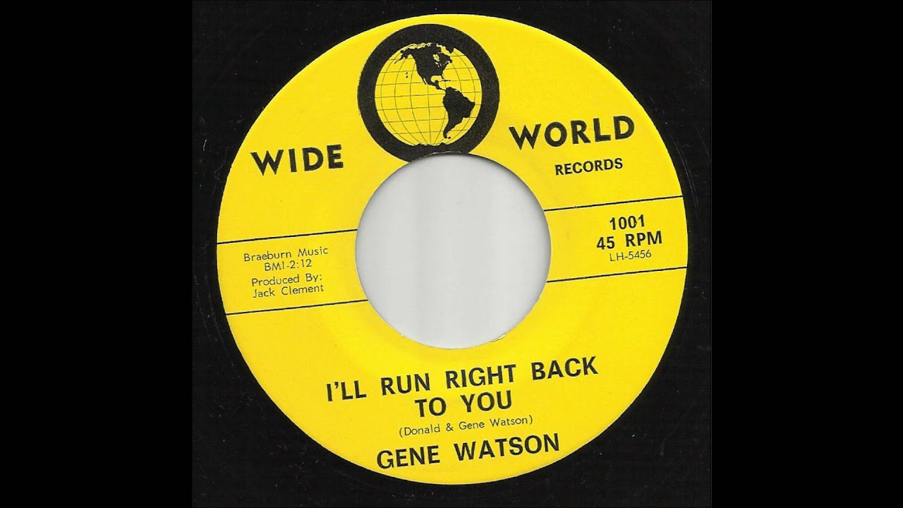 Gene Watson - I'll Run Right Back To You - YouTube