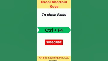 Excel Tricks And Tips || Excel Shorts Video || #Shorts Excel Shortcut Keys #youtubeshorts