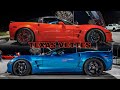 Texas vettes950hp zr1s take on single turbo coyote then each other for some close runs