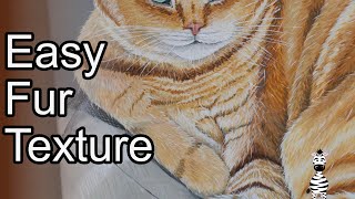 Painting Fur Texture with Acrylic Paint | My 3 Layer Technique Fully Explained!