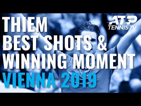 Dominic Thiem's Best Shots And Winning Moment In Title Run! | Vienna 2019