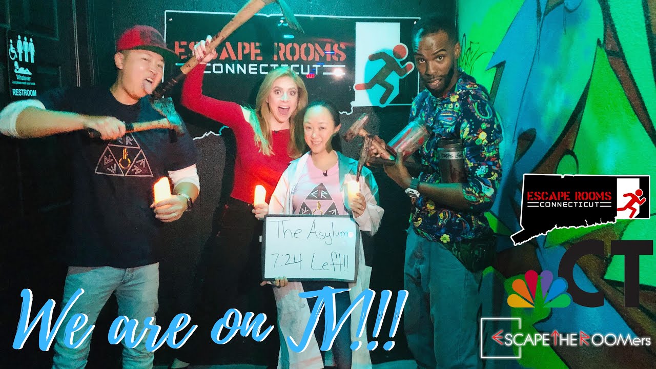 WE ARE ON TV with CT LIVE! | NBC Connecticut AT Escape Rooms Connecticut in Orange, CT!!