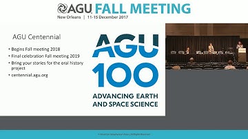 2017 Fall Meeting - PP32A: Emiliani Lecture