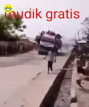 Lucu,Mudik gratis