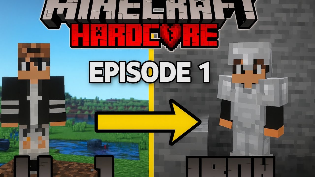 Minecraft hardcore ep. 1 - YouTube