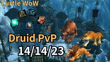 Turtle WoW - 12mins druid PvP chill clips.